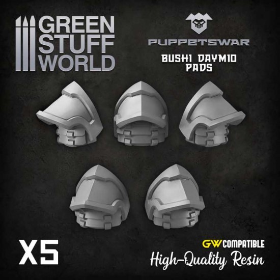 Puppetswar Bushi Daymio Pads for 28/32mm Wargame Miniatures