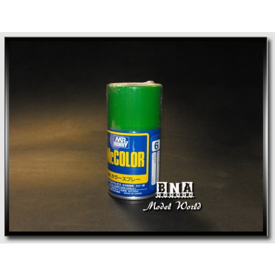 GSI Creos Mr.Color Spray Paint - Gloss Green (100ml) | BNA Model World