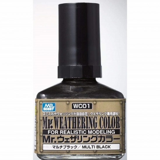 Mr Weathering Colour - Multi Black (40ml)