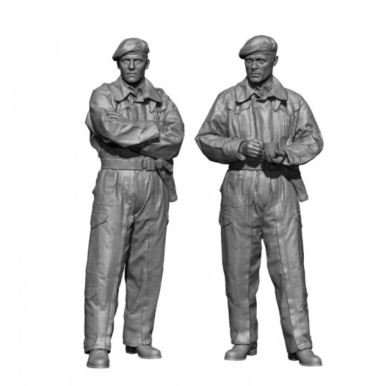 1/16 WWII British Tank Crew set (2 figures)