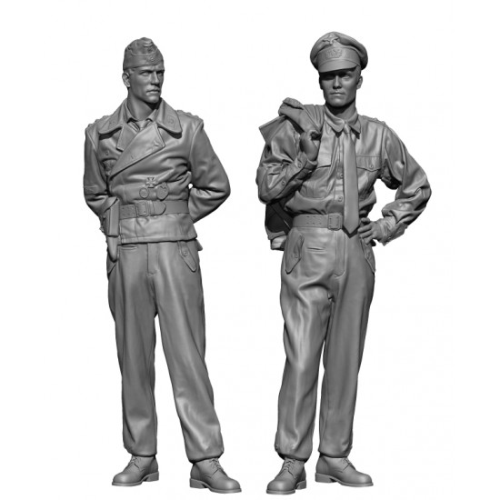 1/48 WWII German Panzer Crew Set (2 figures)