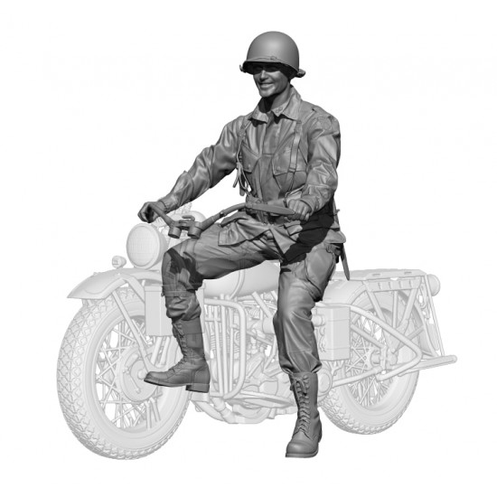 1/35 WWII US Para Ironhorse Rider without Bike