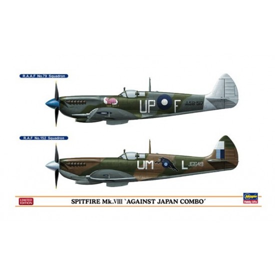 1/72 Supermarine Spitfire Mk.VIII "Against Japan Combo" (Two kits in the box)