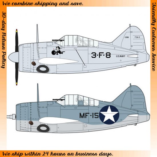 1/72 Brewster F2A-2/3 Buffalo US Navy/Marine Limited Edition