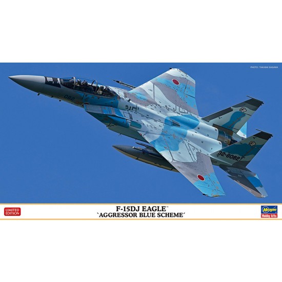 1/72 Modern US Jet Fighter F-15Dj Eagle Aggressor Blue Scheme