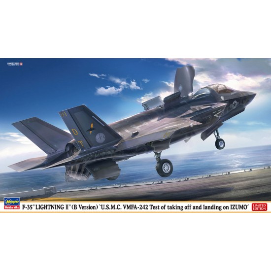 1/72 USMC F-35 Lightning II Ver.B VMFA-242 Test of Taking Off & Landing On Izumo