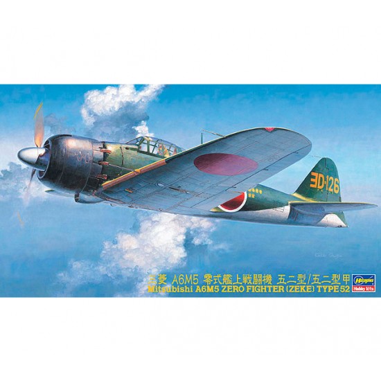 1/48 Mitsubishi A6M5 Zero Fighter Zeke Type 52 [JT70]