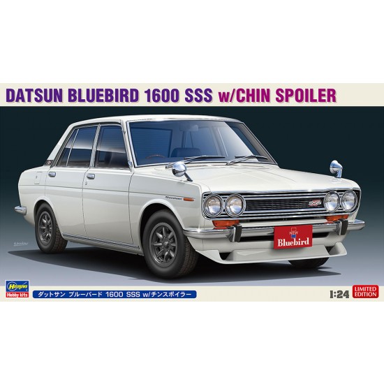 1/24 Japanese Saloon Car Datsun Bluebird 1600 Sss w/Chin Spoiler