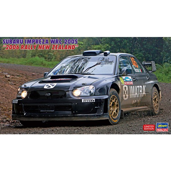 1/24 Japanese Rally Race Car Subaru Impreza WRC 2005 "2006 Rally New Zealand"