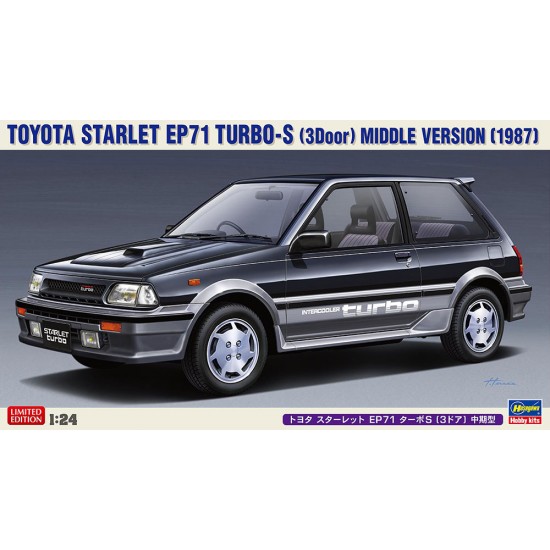 1/24 Toyota Starlet EP71 Turbo-S (3 Door) Middle Version