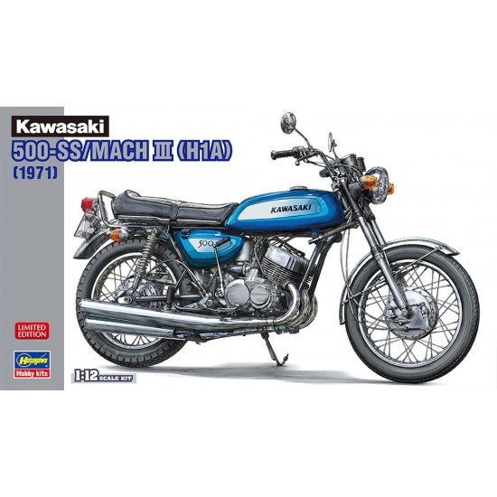 1/12 Japanese Motorcycle Kawasaki 500-SS/Mach III (H1A)