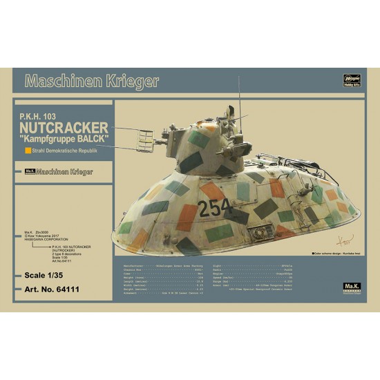 1/35 P.K.H. 103 Nutcracker "KampGruppe Balck" Maschinen Krieger