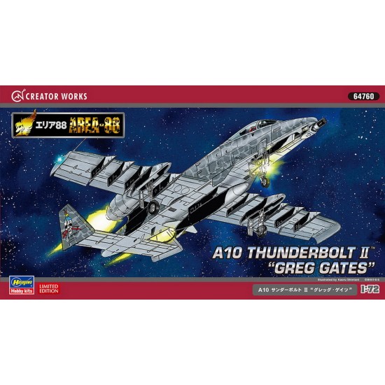 1/72 [Area-88] US A10 Thunderbolt II "Greg Gates" Jet Attacker