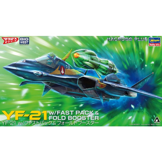 1/72 YF-21 with Fast Pack and Fold Booster