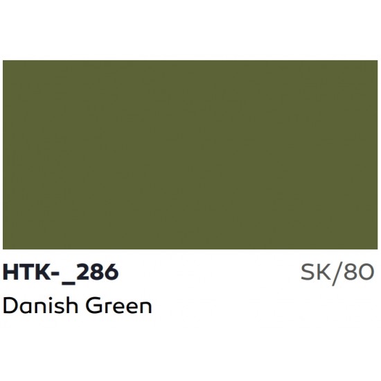 Acrylic Paint for Airbrush - Danish Green #SK/80 (17ml)