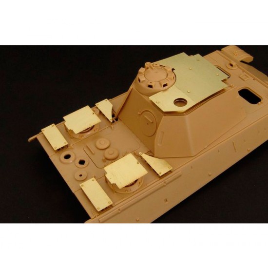 1/48 Panther Additional Aa Armours PE parts for Taniya kit