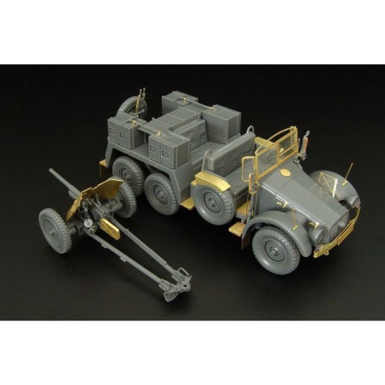 1/48 Kfz 69 Krupp with 37mm Pak Detail Set for Tamiya kits