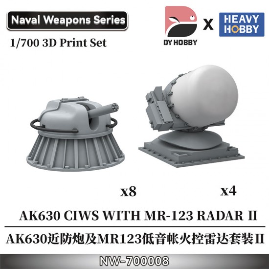 1/700 Russian Navy AK-630 Ciws w/Mr-123 Radar II