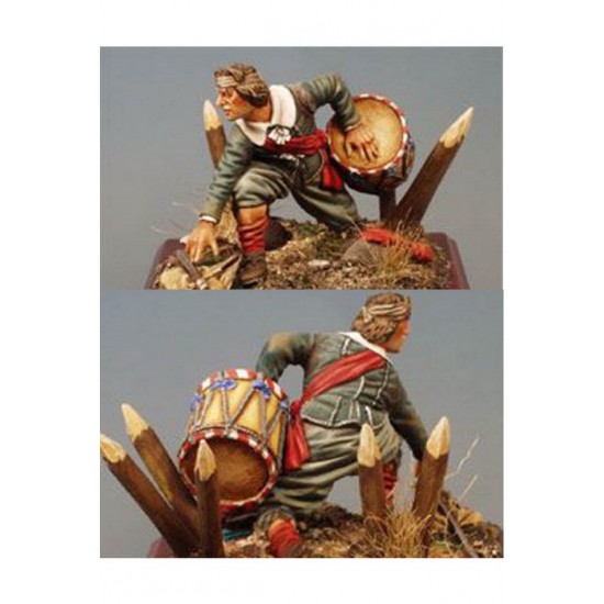 54mm Scale Spanish Tercios Drummer, Flandes 1625