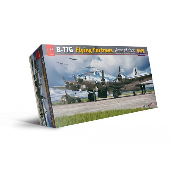 1/32 Boeing B-17G Flying Fortress Rose of York w/Elizabeth Resin Figure [Limited Edition]