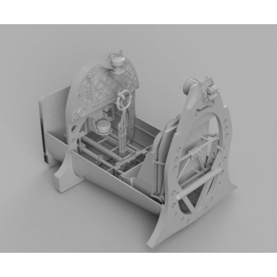 1/24 Spitfire Mk.V Cockpit Set for Airfix Kits (1970 tooling)