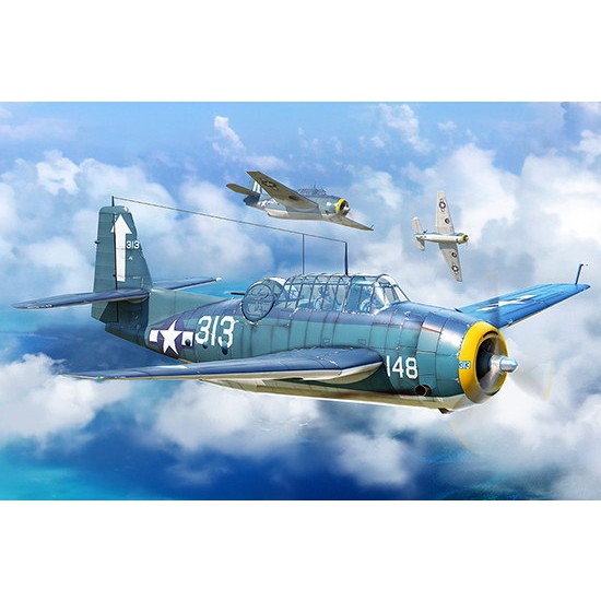 1/72 Grumman TBM-3 Avenger Torpedo Bomber