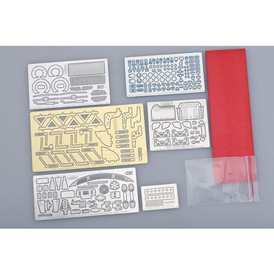 1/24 Skoda Fabia S2000 Detail-up Set for Belkits kit (PE+Metal parts)