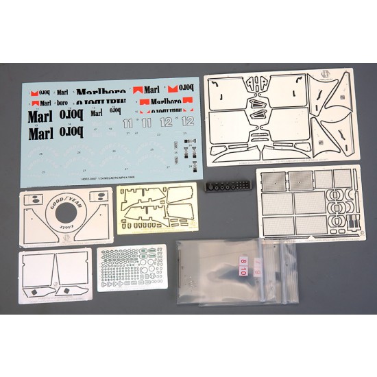 1/24 Mclaren MP4/4 1988 Detail Set for Meng kit #CS-007