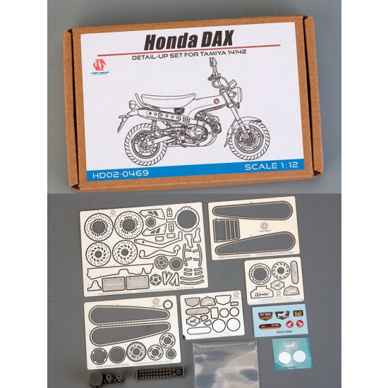 1/12 Honda Dax Detail-up Set for Tamiya kit #14142