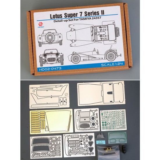 1/24 Lotus Super 7 Series #2 Detail-up Set for Tamiya kit #24357