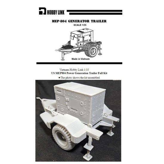 1/35 US MEP-804 Generator Trailer Full Resin kit