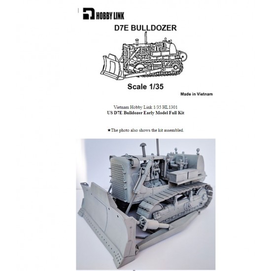 1/35 US D7E Bulldozer Early Full Resin kit