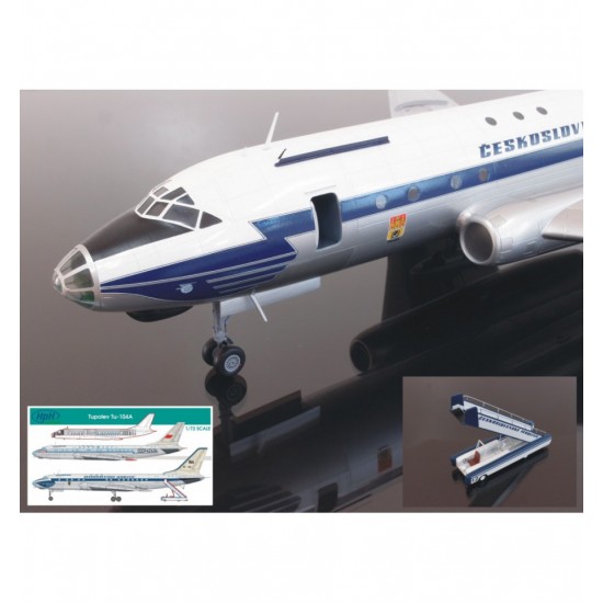 1/72 Tupolev Tu-104 Narrow-body Jet Airliner Resin kit