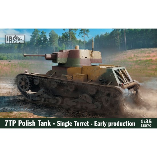 1/35 Polish Tank 7TP Single Turret Early Production