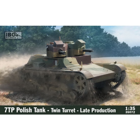 1/35 7TP Polish Tank (Twin Turret) Late