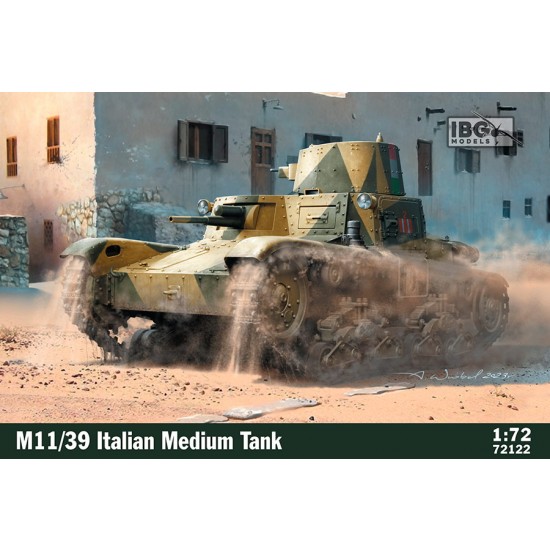 1/72 Italian M11/39 Medium Tank