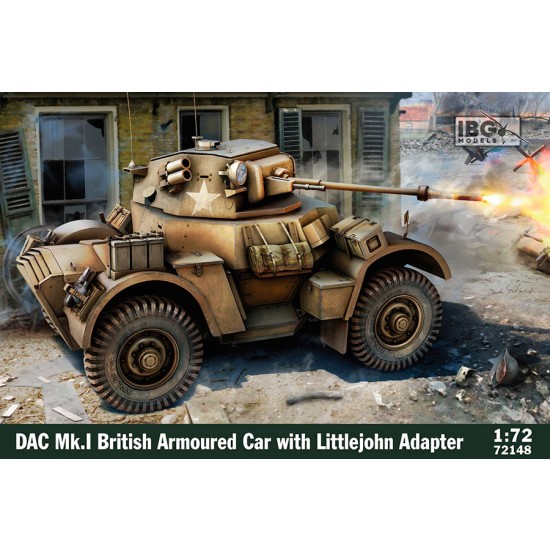 1/72 DAC Mk.I British Armoured Car with Littlejohn Adapter