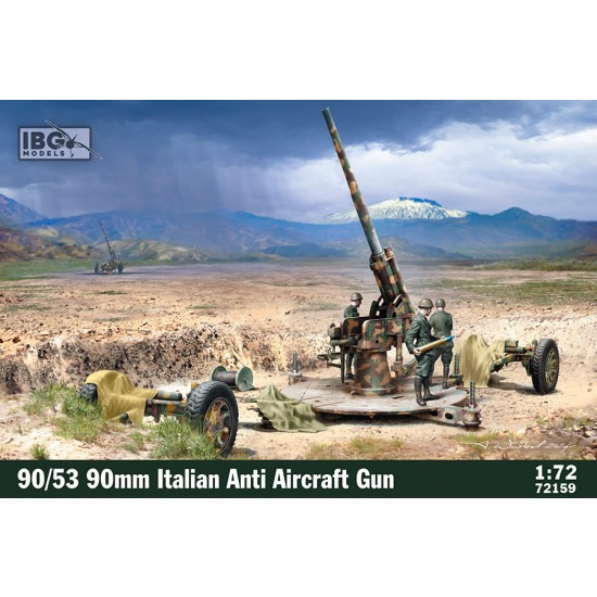 1/72 Italian 90/53 90mm Anti Aircraft Gun