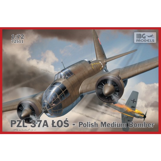 1/72 Polish Medium Bomber PZL 37A Los 