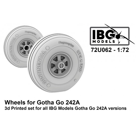 1/72 Gotha Go-242A Wheels for IBG kits