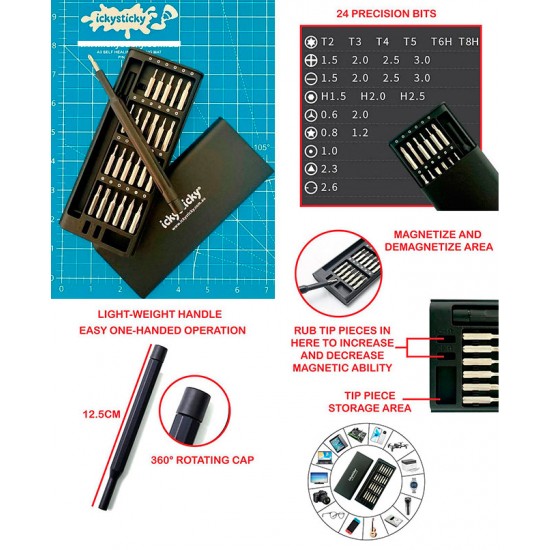 24-in-1 Precision Screwdriver Set