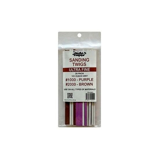 Ultra Fine Sanding Twigs (#1000 #2000, 10pcs each)