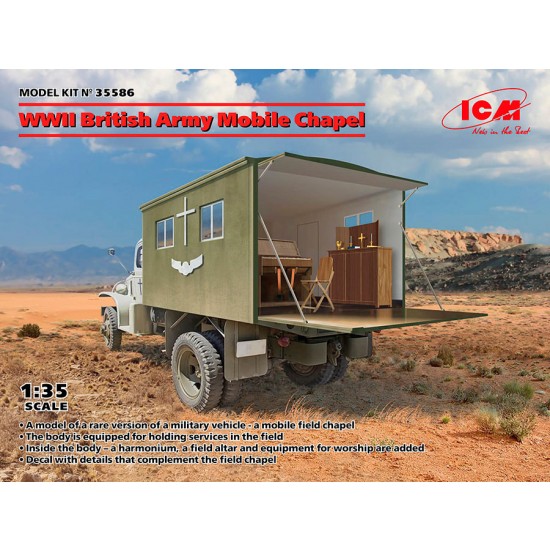 1/35 WWII British Army Mobile Chapel