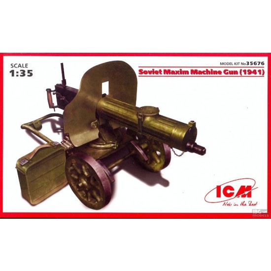 1/35 Soviet Maxim Heavy Machine Gun 1910