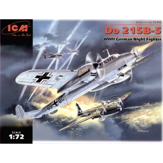 1/72 WWII German Night Fighter Dornier Do 215B-5 