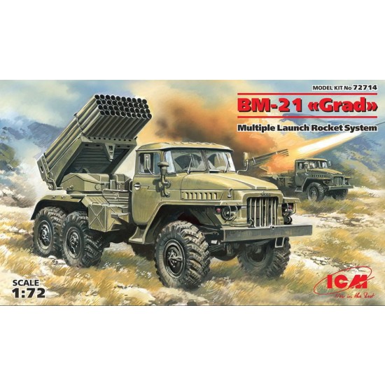 1/72 Multiple Launch Rocket System BM-21 "Grad" 