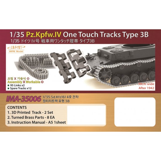 1/35 Pz.Kpfw.IV One Touch Tracks Type 3B