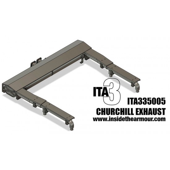 1/35 Churchill Corrected Exhausts for AFV Club/Tamiya kits