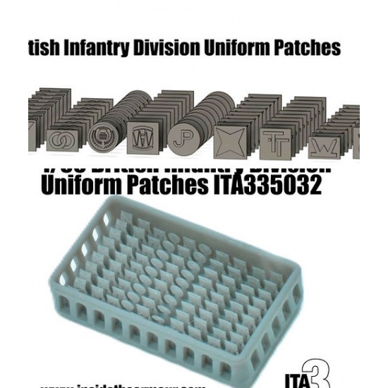 1/35 British Infantry Division Figure Patches