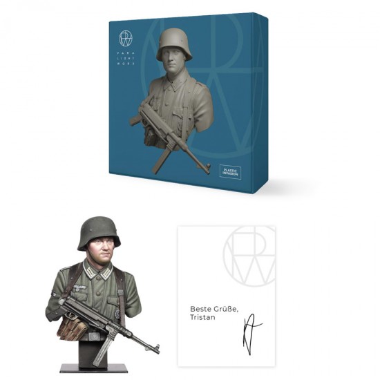 1/12 German Soldier Otto Degen (Dusty Faces resin bust) w/Tristan Hebestreit Card [PLW]